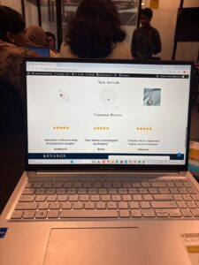 Second place winning website project developed during the HACA program