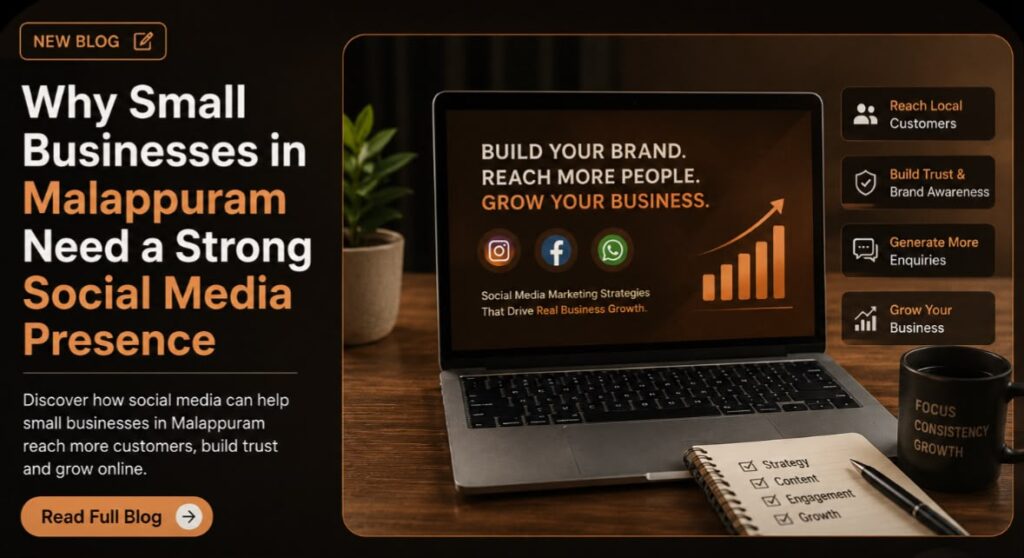 this is image of rinshamaha.com website Why Small Businesses in Malappuram Need a Strong Social Media Presence blog